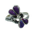 Magenta Turquoise Silver Southwest Dragonfly Ring Size 4-3/4 AX79380